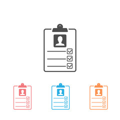 Tasks symbol vector sign isolated on white background. Simple logo vector illustration for graphic and web design. Signed approved document. Icon set. Project