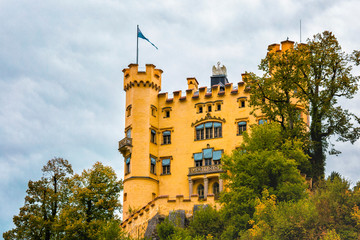 Magnificent Hohenschwangau Castle in Germany
