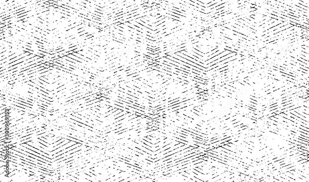 Poster Criss-cross lines texture. Parallel and intersecting lines abstract pattern. Abstract textured effect. Black isolated on white background.Vector illustration. EPS10.