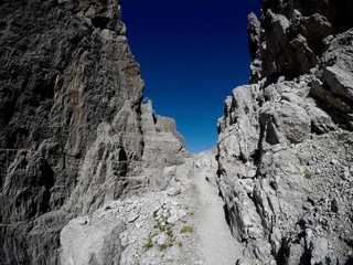 Le dolomiti di Brenta, paesaggio delle Dolomiti e delle Bocchette Centrali