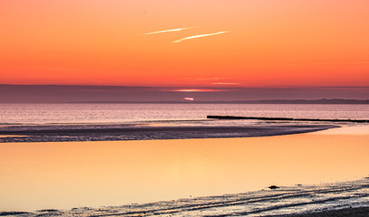 Fototapeta premium sonnenaufgang am meer