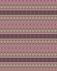 textile pattern design with motif