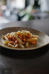 pasta with tomato sauce