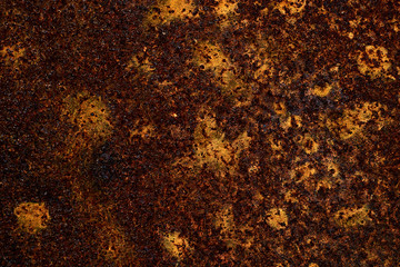 rusty metal texture. Stains of rust.