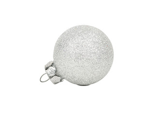 Silver Christmas ball