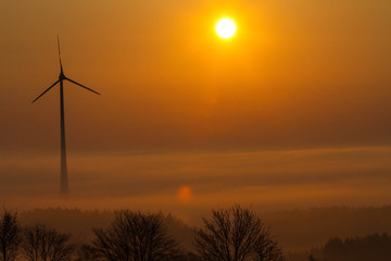 Sonnenaufgang im Hofer Land
