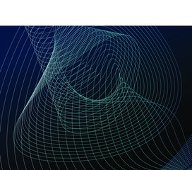 EPS 10 vector. Futuristic colorful background. Backdrop with lines and waves.