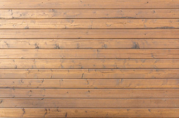 Fototapeta premium Wooden background. Clean, even planks with the texture and texture of yellow wood for facade decoration