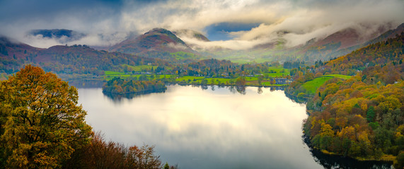 Grasmere on an autumn afternoon, English Lake District