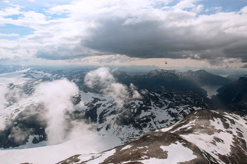 Scandinavian mountains between Norway and Sweden