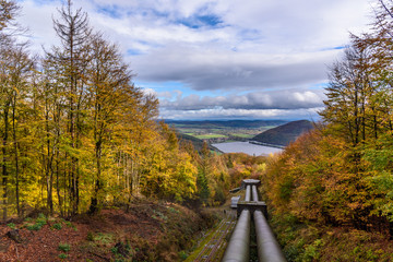 Water pipeline to the Edersee