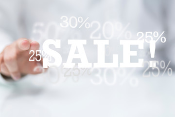 shopping online digital concept in hand