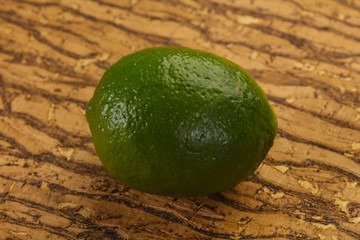 Ripe green lime
