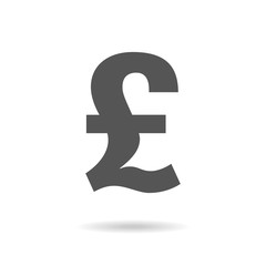 Vector Illustration of pound icon on white background. EPS 10