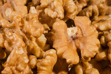 group of salty and delicious nuts