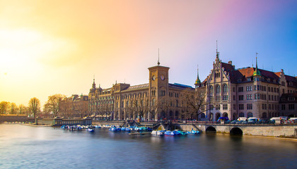 Obraz premium Zurich, Switzerland on a beautiful day