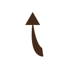 Isolated arrow icon vector design