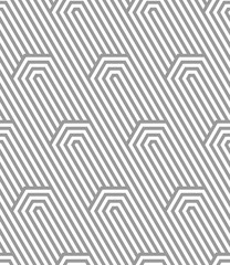 Vector geometric seamless pattern. Modern geometric background with fragments of hexagonal tiles.