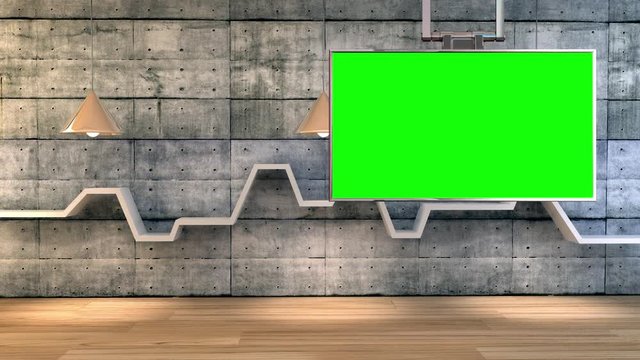 Virtual Library Educational Virtual Set Background for Virtual Sets and Green Screen Video Productions