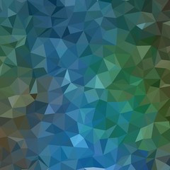 Fototapeta premium Multicolor green, blue polygonal illustration, which consist of triangles. Geometric background in Origami style with gradient. Triangular design for your business. eps 10