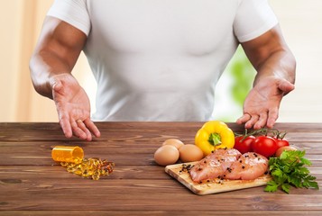 Healthy eating concept.