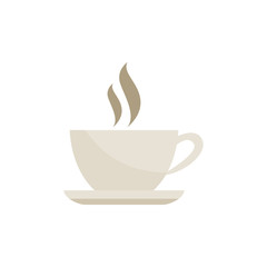 Isolated coffee cup icon flat design