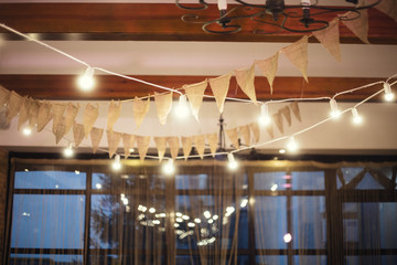  festive decor.  brown color. 