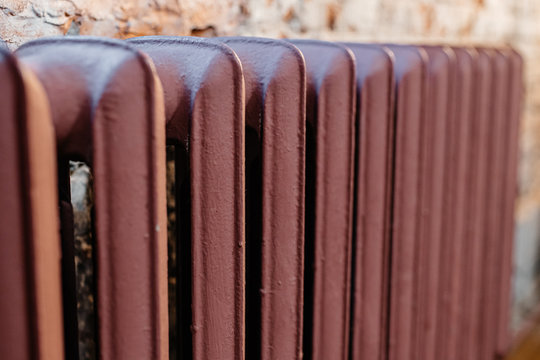 Old Vintage Radiator Close Up