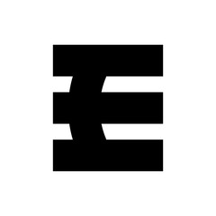 Obraz premium CE or EC letter logo design vector