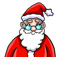Adorable Stylized Santa Claus