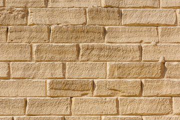 Background of the ancient brick wall in a Karnak temple. Luxor, Egypt.