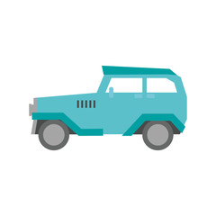 Isolated car icon flat design