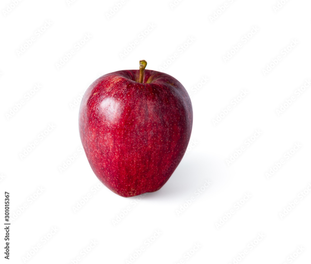 Wall mural gala red apple isolated on white background