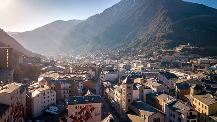 Obraz premium Andorra-la-Vella - a capital of Andorra
