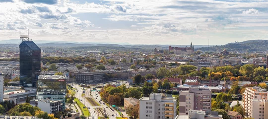 Selbstklebende Fototapeten  Cracow skyline © fotolupa