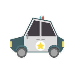 Isolated car icon flat design