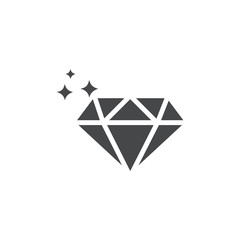 Diamond sheen icon symbol vector
