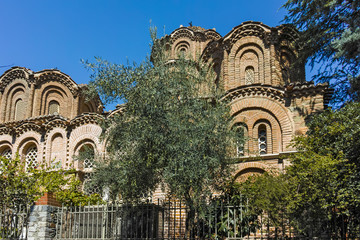 Byzantine Church of St. Catherine in city of Thessaloniki, Greece