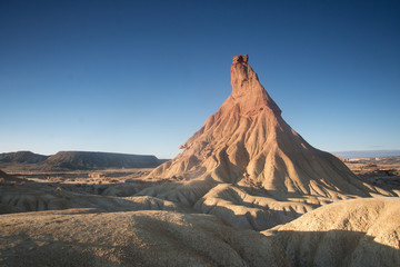 Bardenas Reales desert in Navarra, Spain