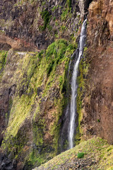 Obraz na płótnie Canvas Veu da Noiva waterfall in Madeira island