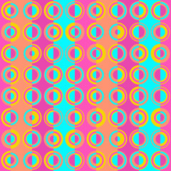 Abstract repeating dots. Vector spotty seamless pattern.