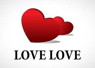 Heart Logo Vector For Valentine Day - Isolated On Gray Background - Vector Illustration. Heart Icon For Wedding, Label, Banner, Symbol, Love Icon And Logo Design. Modern Heart Logo. Trendy Love Icon