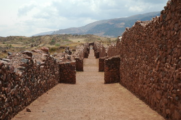 ancient ruins of sacred piquiyacta valley of the incas peru