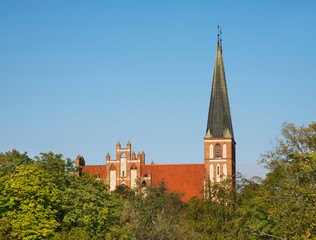 Church of Blessed Virgin Mary - Queen of Poland and St. Archangel Michael in Olsztyn. Poland