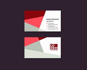 business card design template 