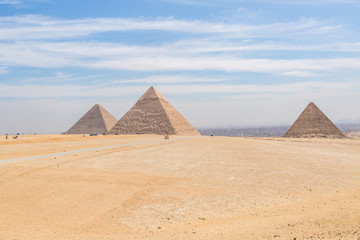 Famous pyramids of Cairo, Egypt