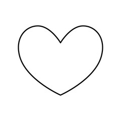 heart love line style icon vector illustration design