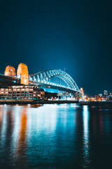 Naklejka premium Sydney Skyline at Night 