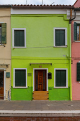 Fototapeta premium Green House Burano Italy