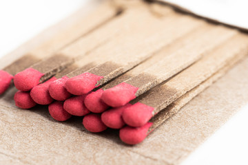 An Open And Partially Used Matchbook